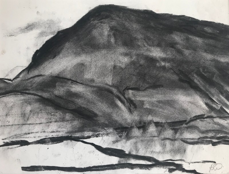 Roman Fell. Charcoal.