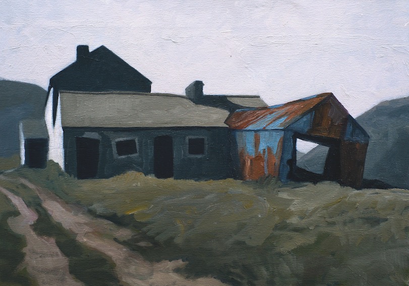 Coldberry. Oil on canvas 39x56cm unframed