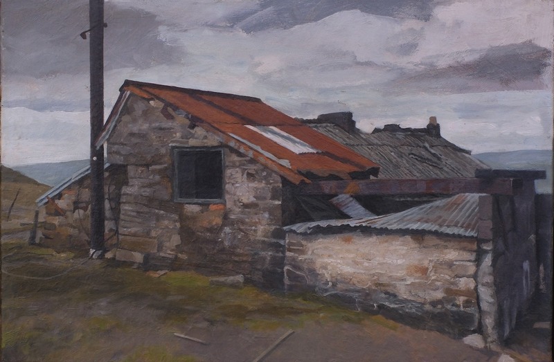 Silverband Mine. Oil on canvas 30x45cm