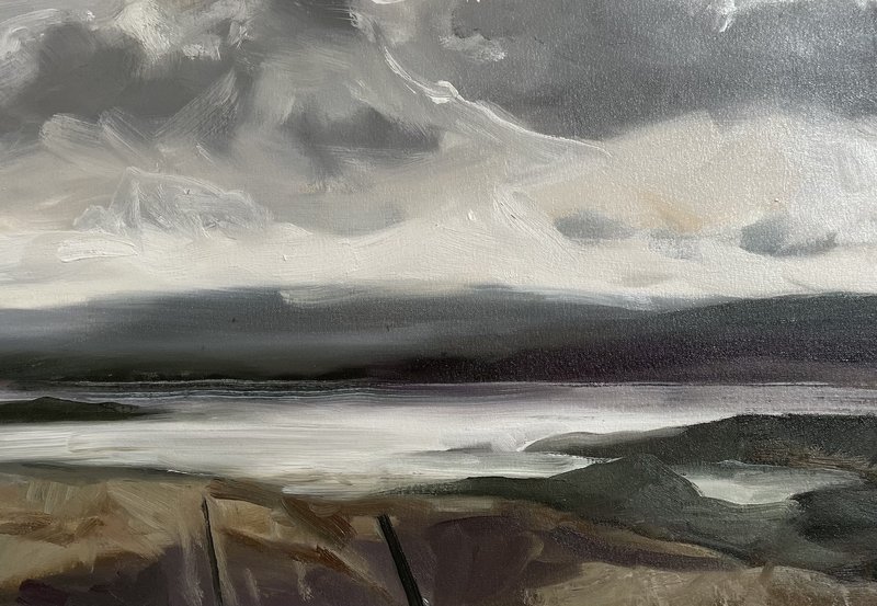 Closehouse V. Oil on canvas 35x50cm