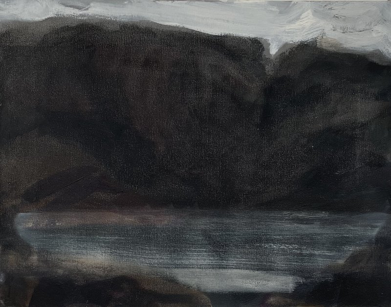 Mine Pool. Oil on canvas 35x45cm